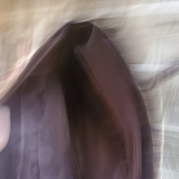 Longaberger Brown Floral Tote Bag and Wallet - Picture 7 of 9